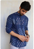 Trendy blue Design Shirt