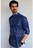 Trendy blue Design Shirt